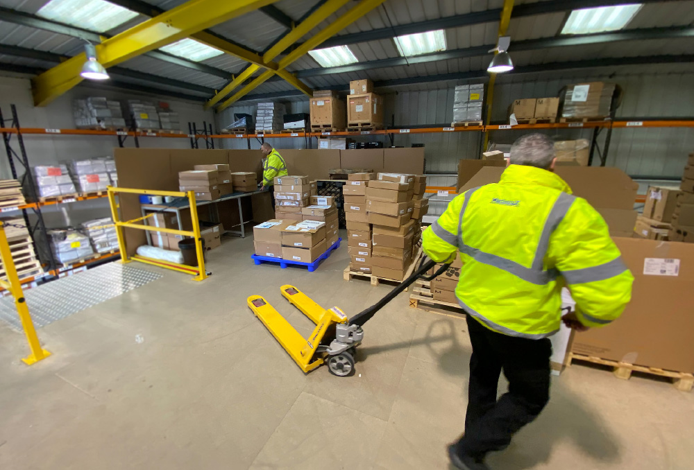 Pick and pack operations near Heathrow Airport
